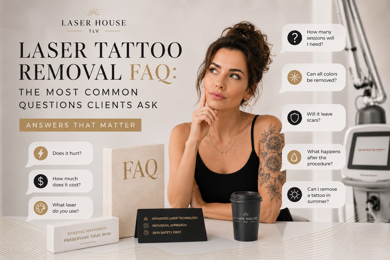 Laser Tattoo Removal FAQ: The Most Common Questions