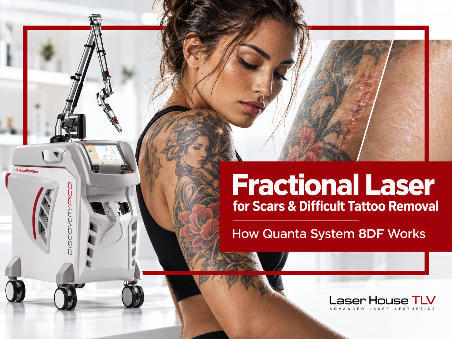 Fractional Laser for Scars and Difficult Tattoo Removal: How Quanta System 8DF Works