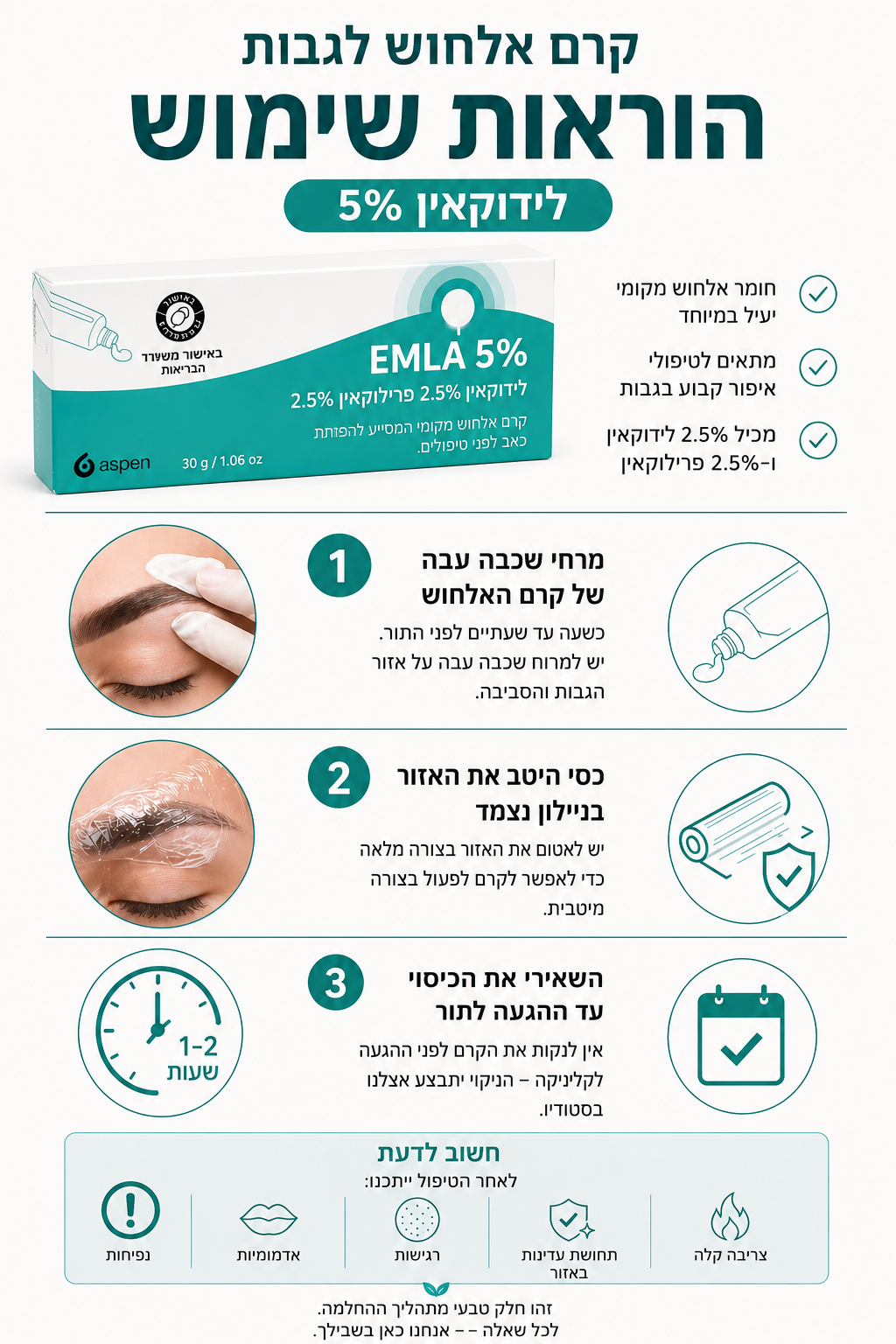 אחלה הוראות שימוש