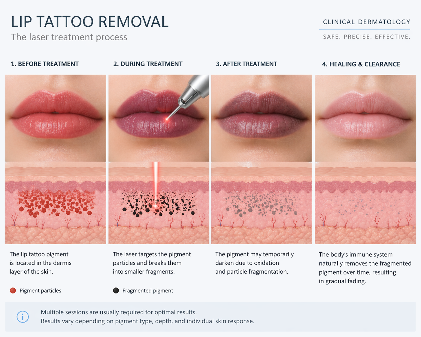 Lip Permanent Makeup Removal: Why Lip Color Can Change