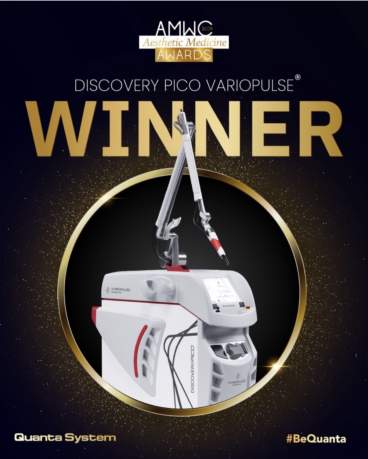 כרזת Discovery Pico VarioPulse של Quanta System