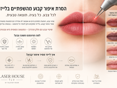 הסרת איפור קבוע מהשפתיים בלייזר: שינויי צבע, כתמים כהים ואיך להגיע לתוצאה טבעית